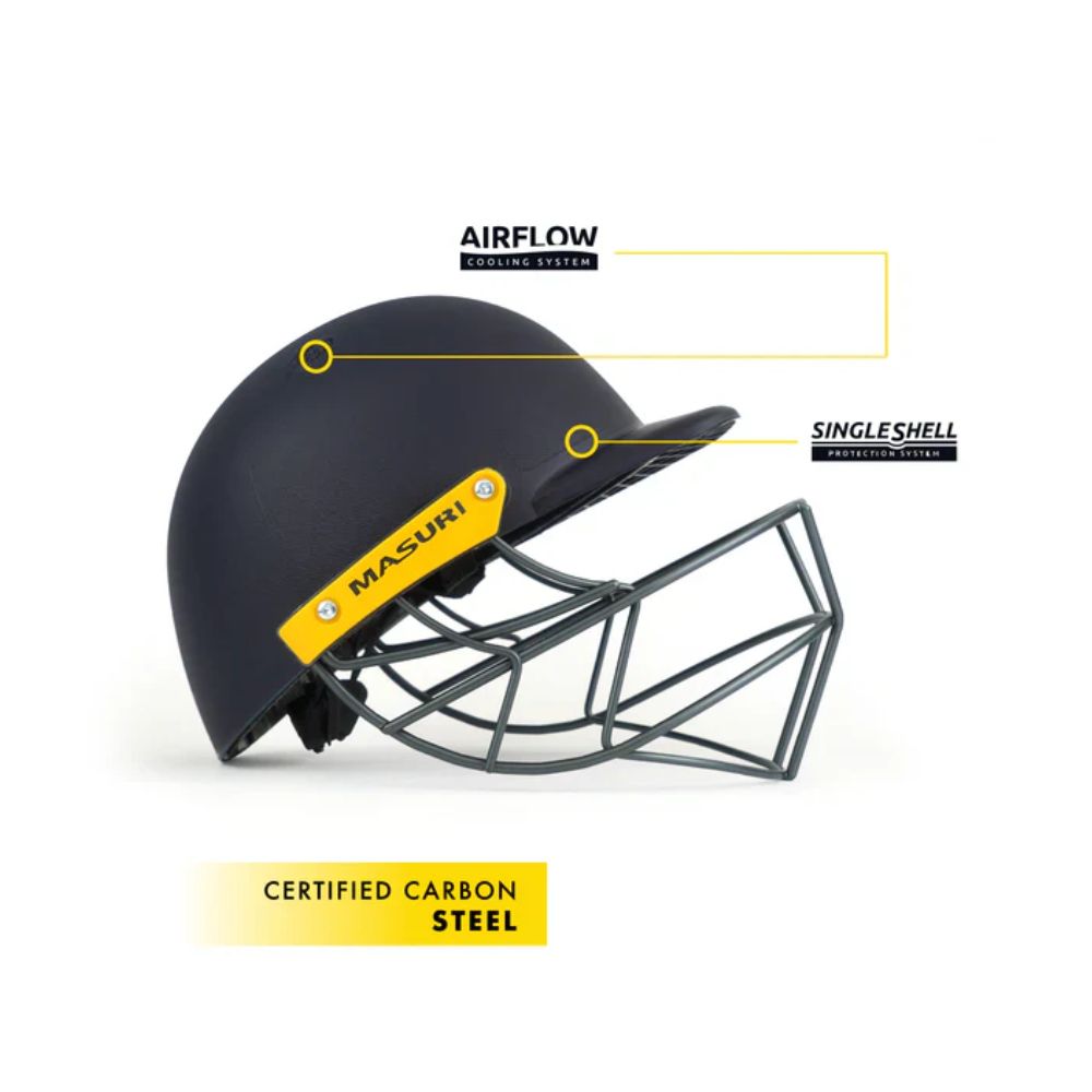 Masuri C Line Steel Grille Senior Cricket Helmet at Stag Sports