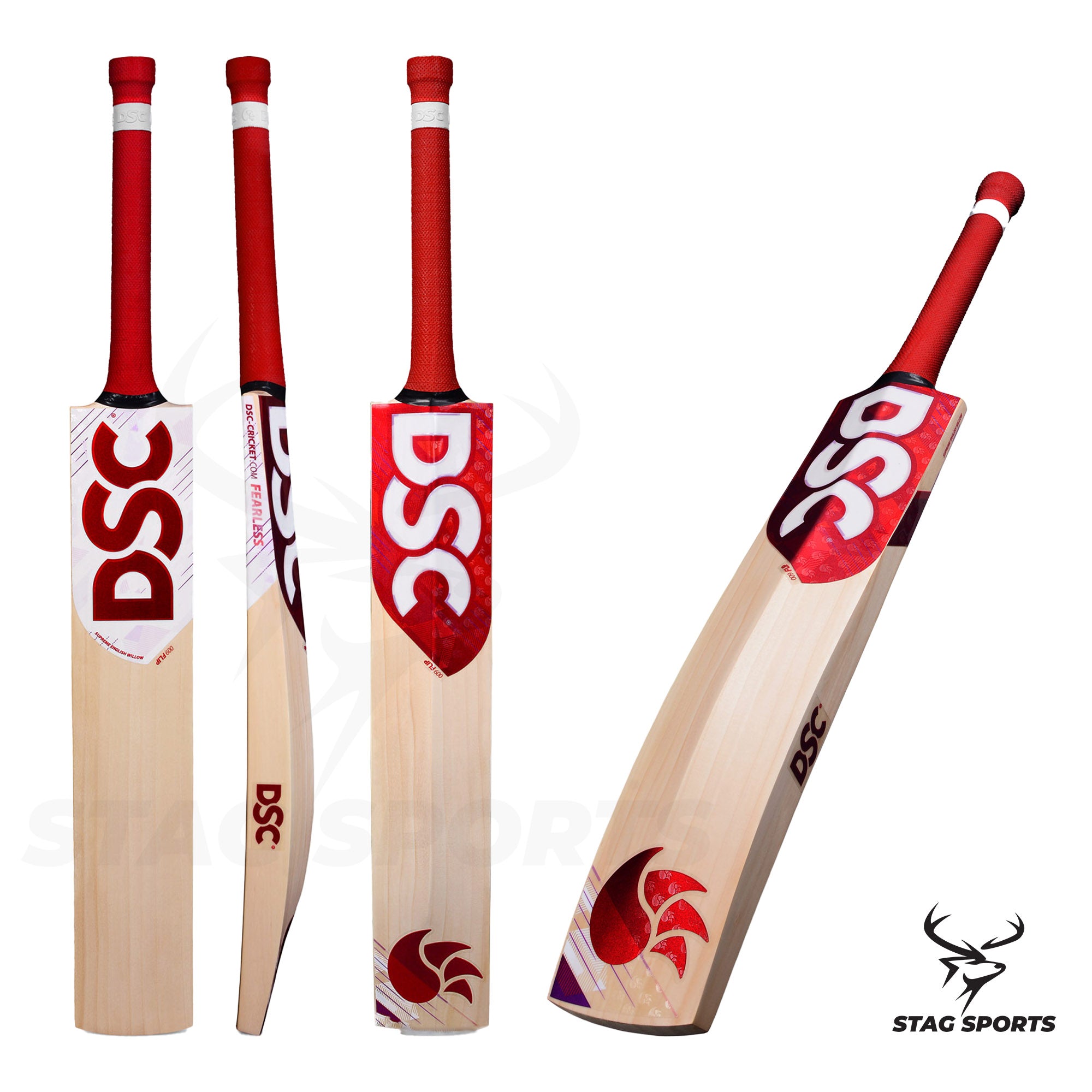 DSC Flip 600 English Willow Junior Cricket Bat-1