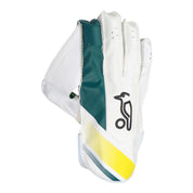 Kookaburra Pro 3.0 Cricket Wicket Keeping Gloves Green/Gold