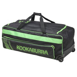 Kookaburra Pro 1.0 Wheelie Cricket Kit Bag Black/Lime 25/26