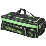 Kookaburra Pro 1.0 Wheelie Cricket Kit Bag Black/Lime 25/26