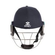 Shrey Masterclass Air 2.0 Batting Helmet Stainless Steel Navy: Stag Sports