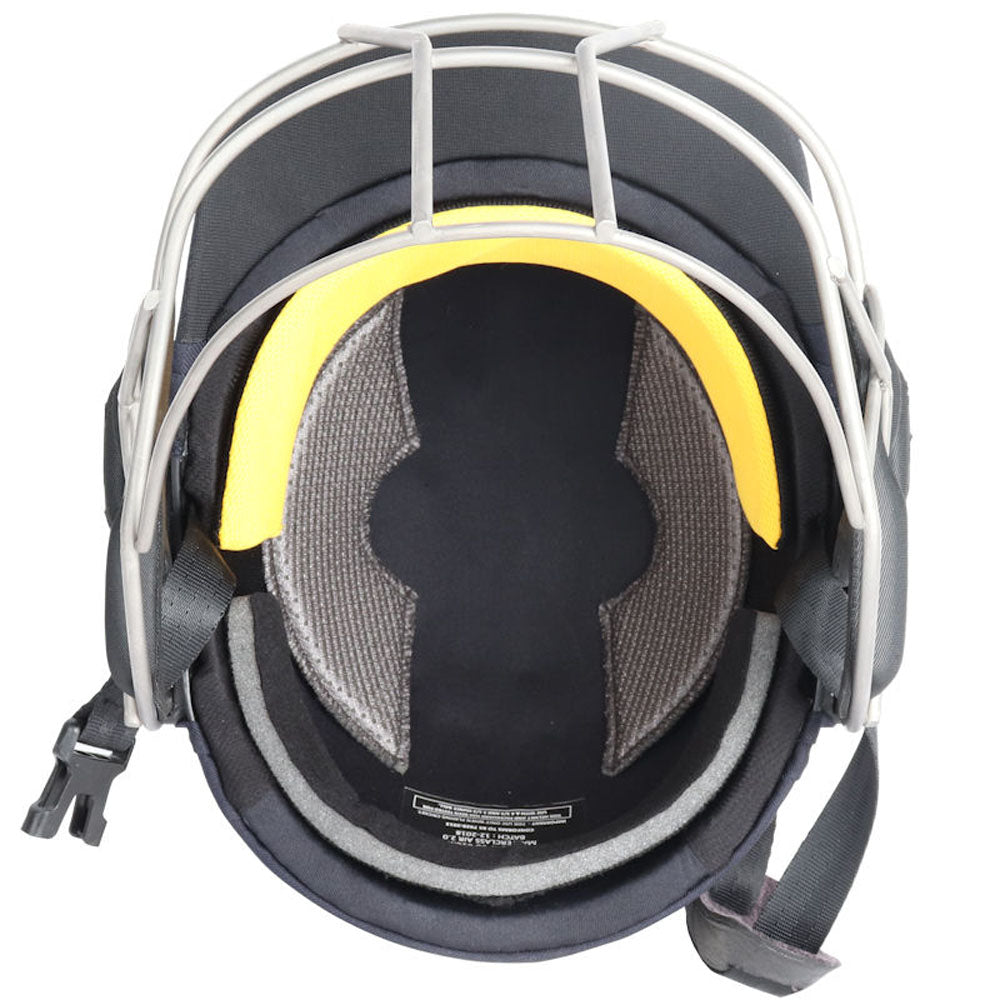 Shrey Masterclass Air 2.0 Batting Helmet Stainless Steel Navy: Stag Sports