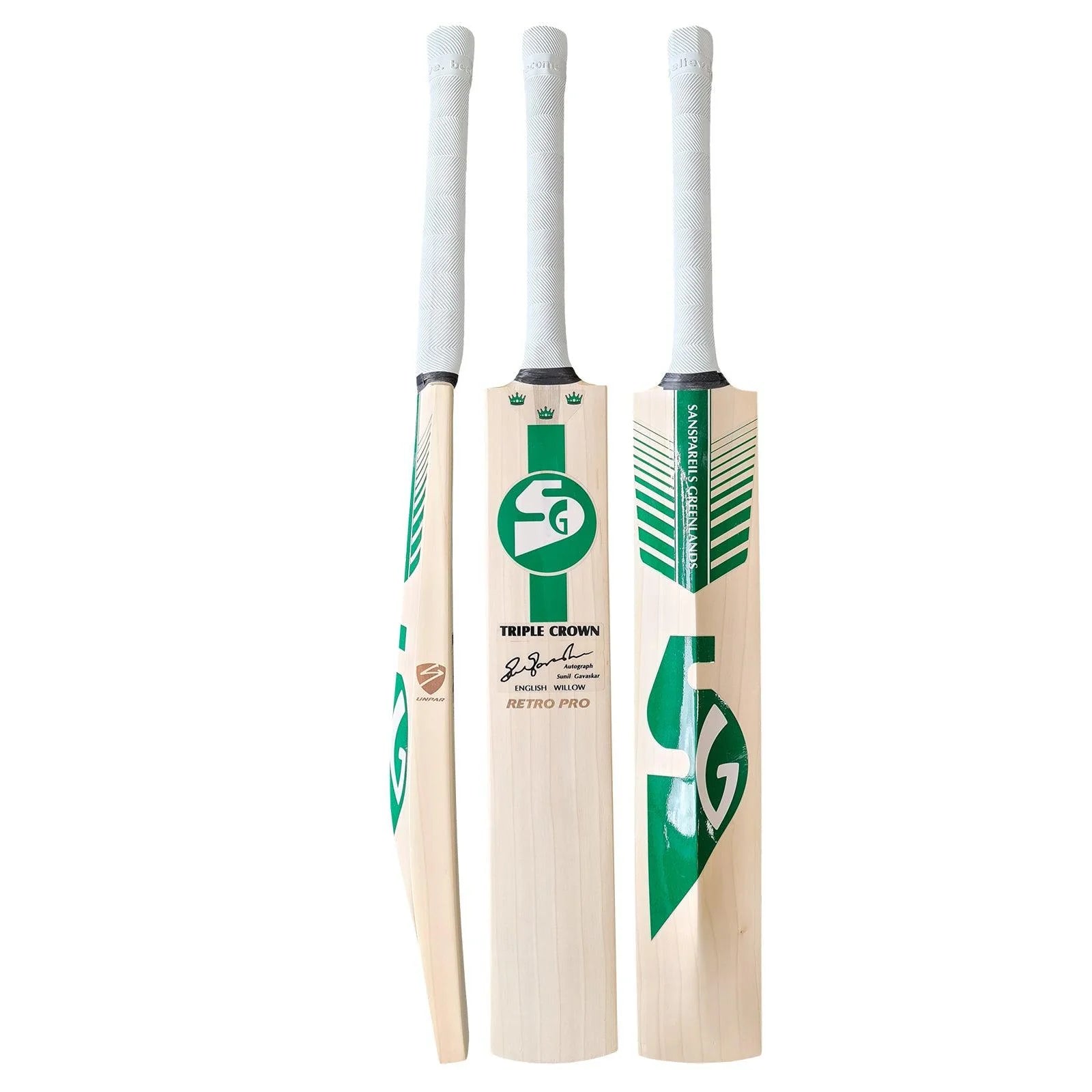 SG Triple Crown Retro Pro Cricket Bat at Stag Sports Cricket Store.