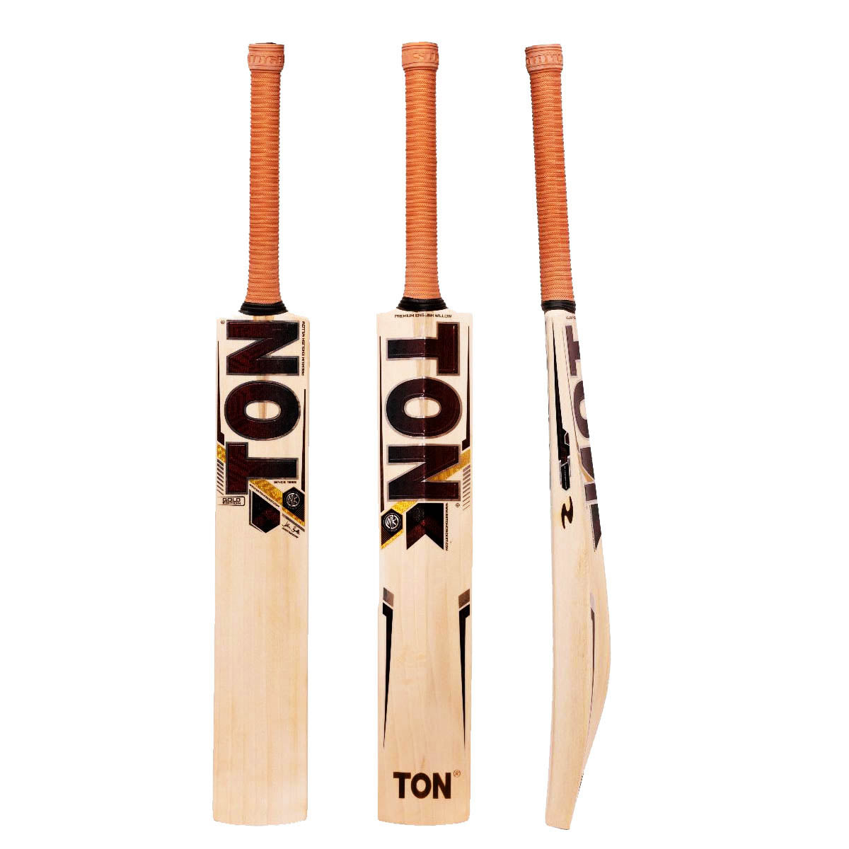 SS TON Gold Edition English Willow Cricket Bat - Stag Sports Cricket Store