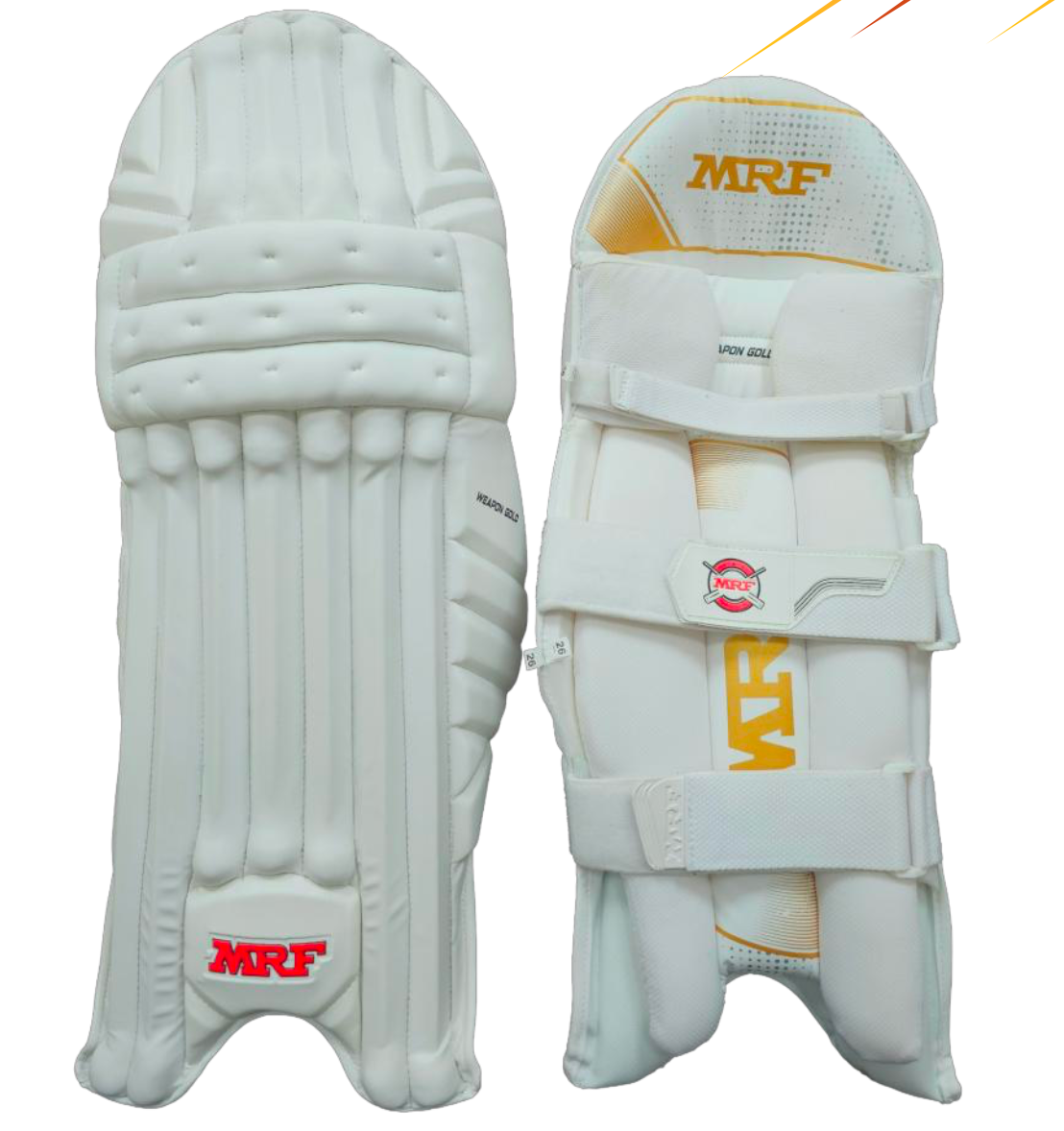 MRF Weapon Gold Batting Pads 26/27