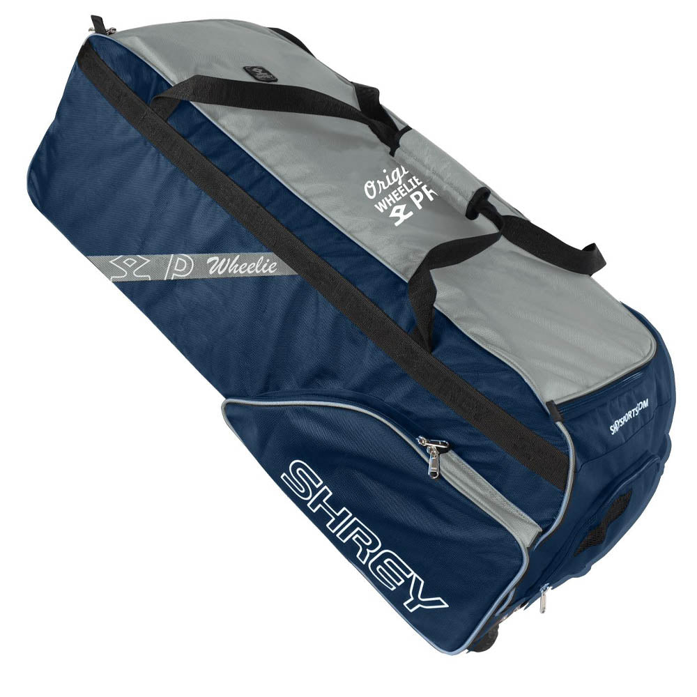 Shrey Pro Wheelie Kit Bag - Blue/Grey