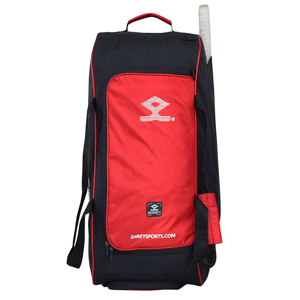 Shrey Ranger Wheelie Kit Bag - Black/Red