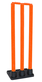 Kookaburra Plastic Stump Set With Rubber Base