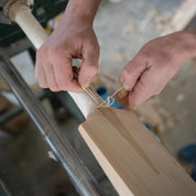 Cricket Bat Handle Reshaping and Rethreading