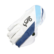 Kookaburra Pro 3.0 Cricket Wicket Keeping Gloves White/Blue
