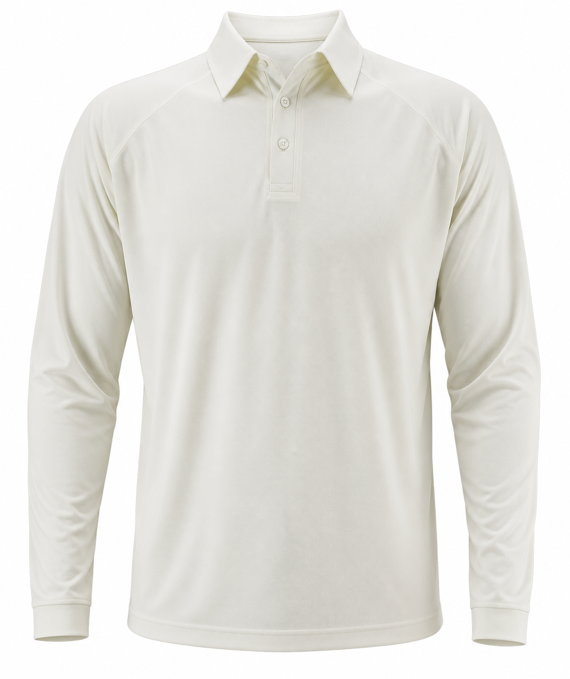 Bas Cricket Shirt Cream Long Sleeve