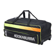 Kookaburra Pro 1.0 Wheel Cricket Kit Bag Black/Yellow