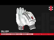 Gray Nicolls Silver Cricket Batting Gloves