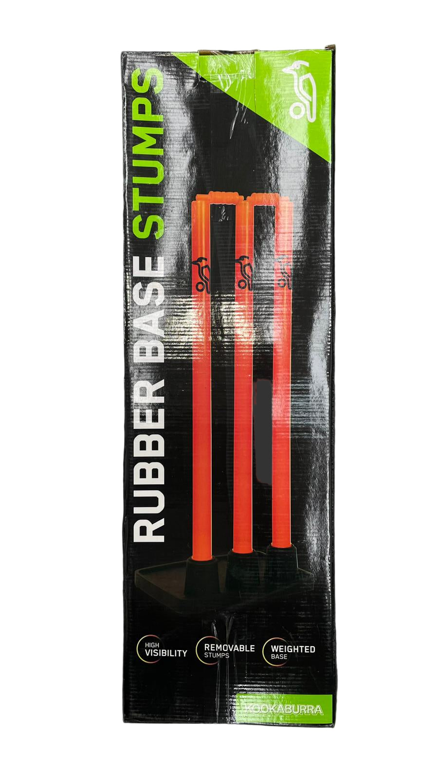 Kookaburra Plastic Stump Set With Rubber Base