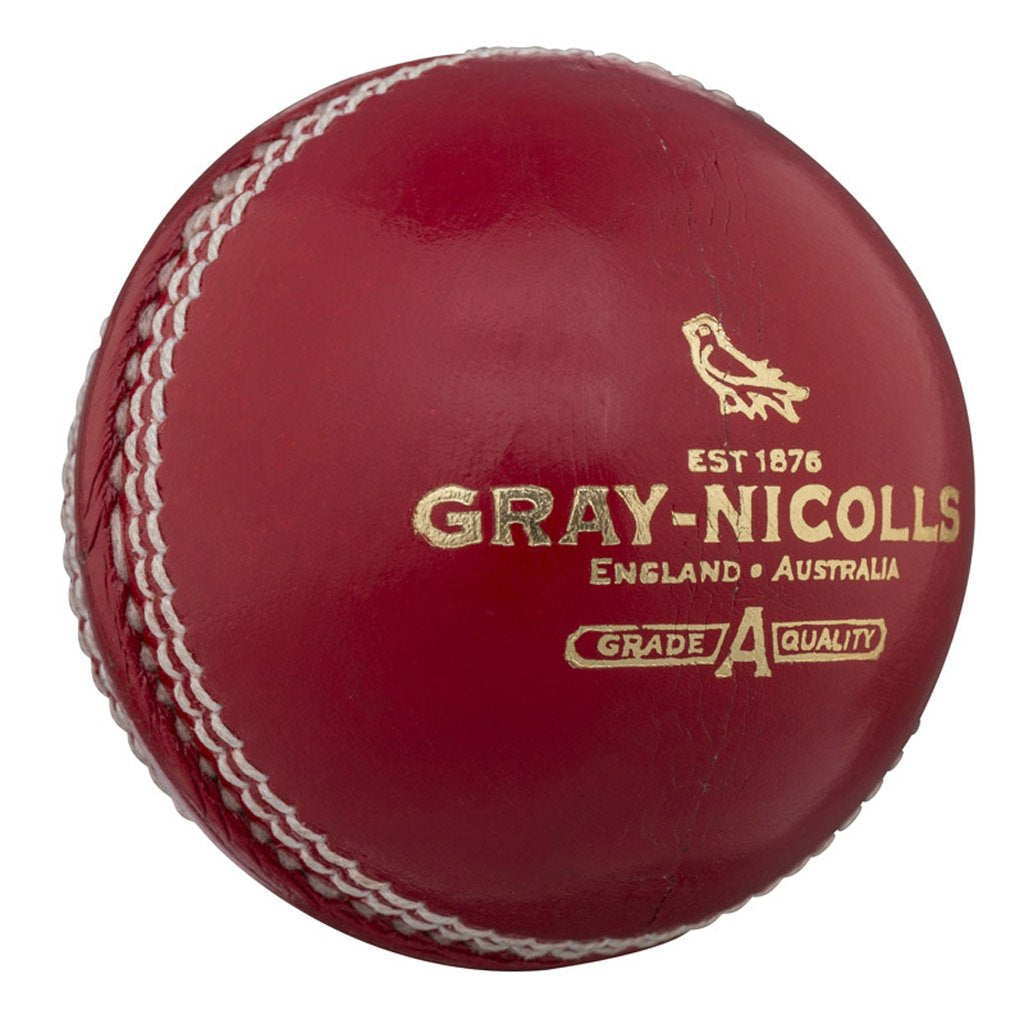 GrayNicolls Crest Special 2 Piece Red Cricket Ball Stag Sports