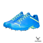 PUMA Spike 22.2 Bluemazing Green Ocean Dive Cricket Shoes