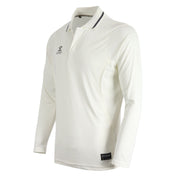 Shrey Premium Cricket Shirt Off White Long Sleeves
