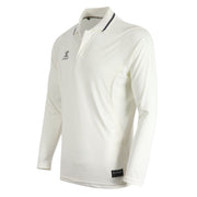 Shrey Premium Cricket Shirt Off White Long Sleeves