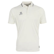 Shrey Premium Cricket Shirt Off White Short Sleeve