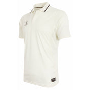 Shrey Premium Cricket Shirt Off White Short Sleeve