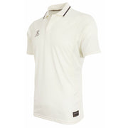 Shrey Premium Cricket Shirt Off White Short Sleeve