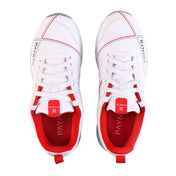 PAYNTR X Pimple Cricket Shoes Rubber White/Red