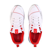 PAYNTR X Spike Cricket Shoes White/Red