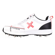 PATNTR X Spike Cricket Shoes White/Black
