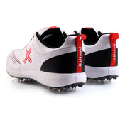 PATNTR X Spike Cricket Shoes White/Black