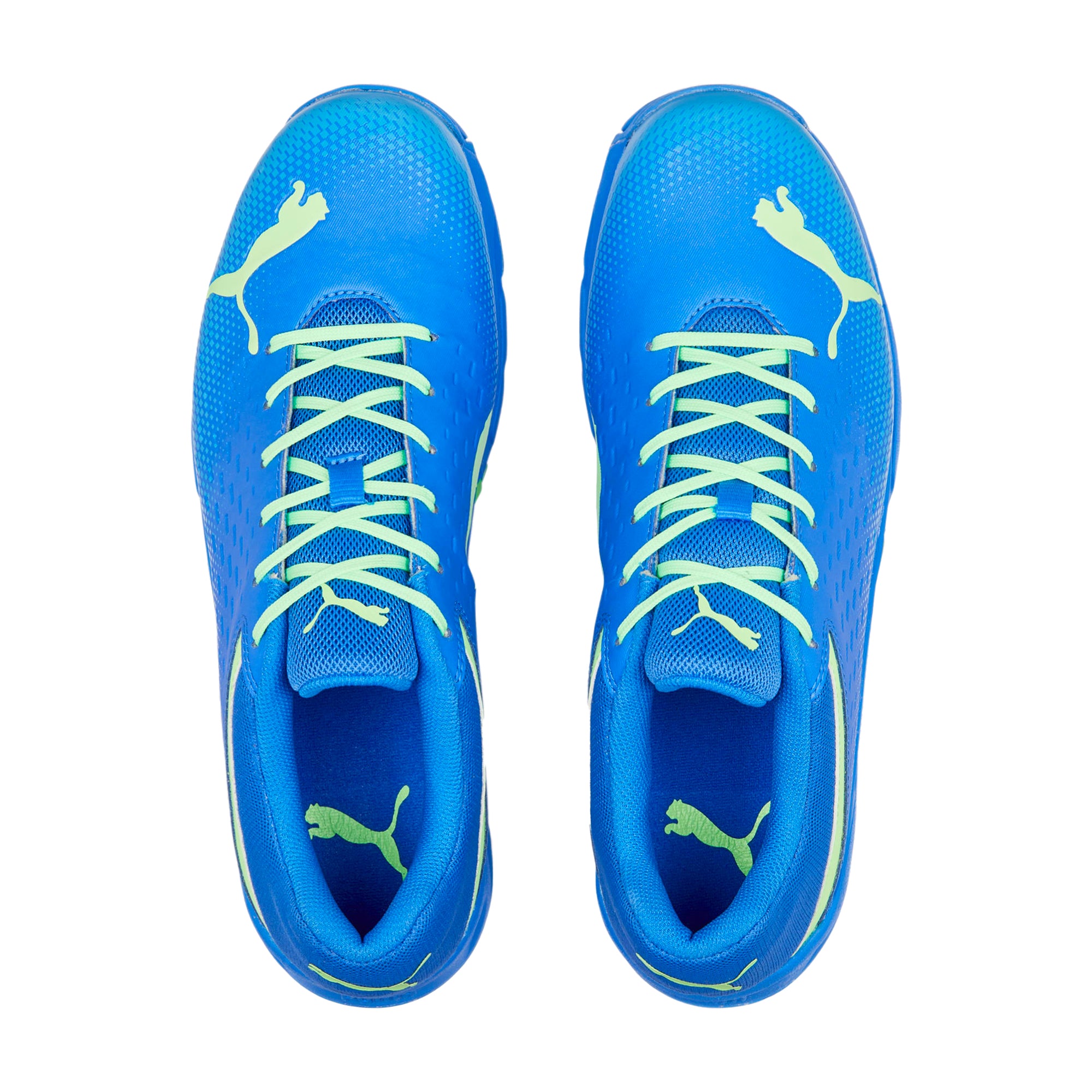 PUMA Spike 22.2 Bluemazing Green Ocean Dive Cricket Shoes