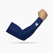 DSC NAVY ARM SLEEVES COMPRESSION