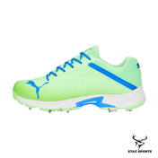 PUMA Spike 22.2 Elektro Green-Bluemazing-Puma White Cricket Shoes
